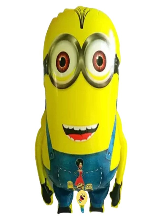 Atpata Funky Despicable Me Theme Foil Balloons 30 INCH Jumbo Cartoon Foil Balloon - Image 1